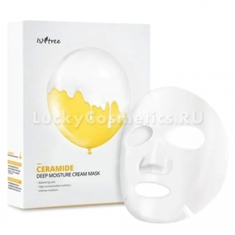 Набор тканевых масок с пептидами и протеинами IsNtrее Ceramide Deep Moisture Cream Mask Set