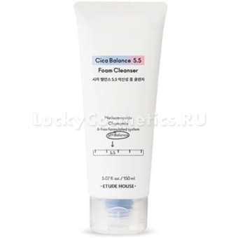 Пенка для умывания с рН 5,5 Etude House Cica Balance 5,5 Foam Cleanser