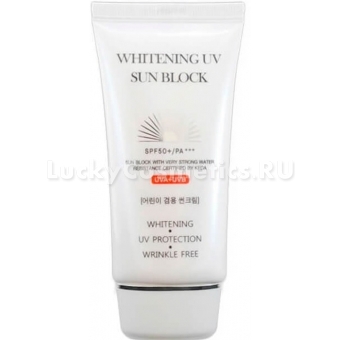 Осветляющий солнцезащитный крем Jigott Whitening Uv Sun Block Cream SPF50+ PA+++