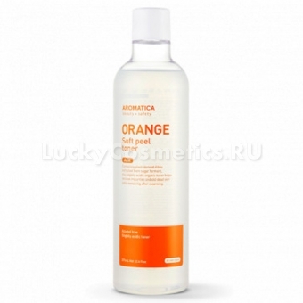 Отшелушивающий тонер для лица с апельсином Aromatica Orange Soft Peel Toner