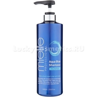 Освежающий шампунь для мужчин Mielle Professional Aqua Blue Shampoo Homme