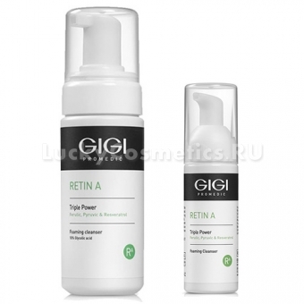 Очищающий мусс Gigi Retin A Triple Power Foaming Cleanser