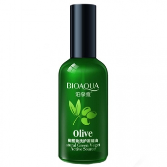 Масло для волос с экстрактом оливы Bioaqua Olive Natural Green Vegetal Active Souerce Hair Oil