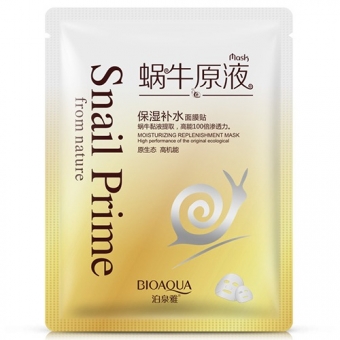 Маска c муцином улитки Bioaqua Snail Prime Mask