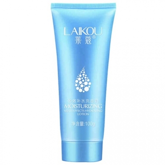 Пенка для умывания с гиалуроновой кислотой Laikou Moisturizing Multi Effects Hydrating Cleansing Foam 