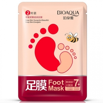 Медовая маска-носочки для ног Bioaqua Honey Foot Mask 