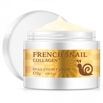 Крем с муцином улитки и коллагеном Laikou French Snail Collagen Snail Essence Cream 