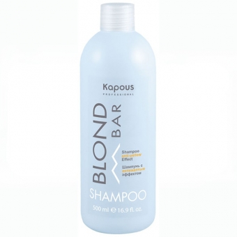 Шампунь с антижелтым эффектом Kapous Professional Blond Bar Anti Yellow Shampoo