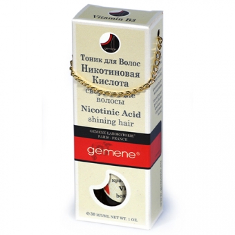 Тоник с никотиновой кислотой для волос Gemene Nicotinic Acid Toner