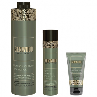 Шампунь для волос и тела Estel Alpha Homme Genwood Forest Shampoo