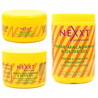 Маска с маслами макадамии оливы Nexxt Macadamia And Olive Oil Mask