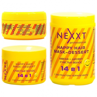 Маска с черной икрой Nexxt Happy Hair Mask-Dessert