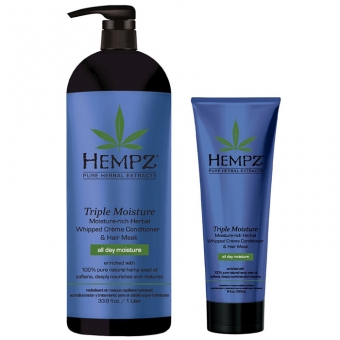 Кондиционер растительный Тройное увлажнение Hempz Triple Moisture Replenishing Conditioner