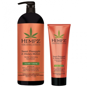 Кондиционер растительный для придания объёма Hempz Sweet Pineapple And Honey Melon Volumizing Conditioner