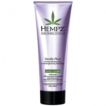 Шампунь растительный укрепляющий Hempz Vanilla Plum Herbal Moisturizing And Strengthening Shampoo