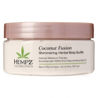 Суфле для тела с мерцающим эффектом Hempz Herbal Body Souffle Coconut Fusion