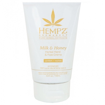 Крем для рук и ног Hempz Milk And Honey Herbal Hand And Foot Crème