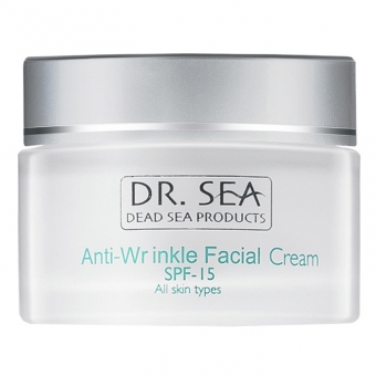 Крем для лица против морщин Dr.Sea Anti-Wrinkle Facial Cream SPF-15