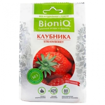 Клубника сушеная BioniQ клубника сушеная