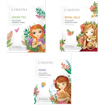 Маска для лица с коллагеном Limoni Collagen Essence Mask