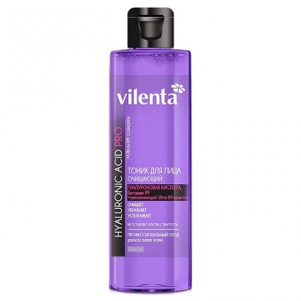 Тоник для лица Очищающий Vilenta Hyaluronic Acid Pro Toner