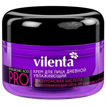 Крем для лица дневной Увлажняющий Vilenta Hyaluronic Acid Pro Day Cream