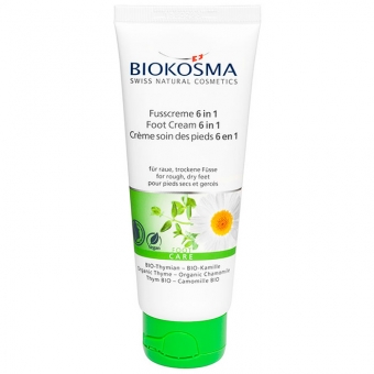 Крем для ног 6 в 1 Biokosma Foot Cream 6 In 1