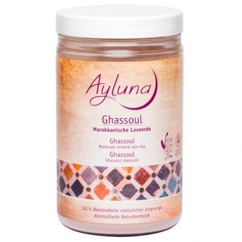 Порошок-маска очищающая для тела и волос Ayluna Ghassoul Moroccan Mineral Spa Clay