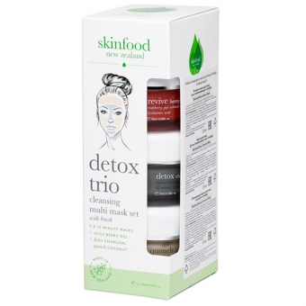 Набор масок для лица Skinfood New Zeland Detox Trio Cleansing Multi Mask Set