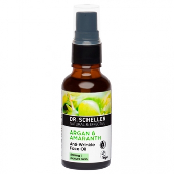 Разглаживающее масло для лица Dr. Scheller Argan And Amaranth Anti-Wrinkle Face Oil