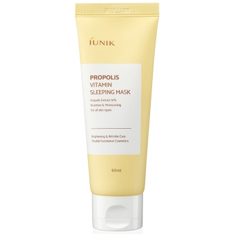 Ночная маска для лица с прополисом Iunik Propolis Vitamin Sleeping Mask