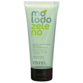 Маска-увлажнение для лица с хлорофиллом Estel Molodo Zeleno Face Mask