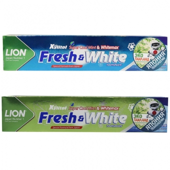 Паста зубная Lion Thailand Fresh And White Toothpaste