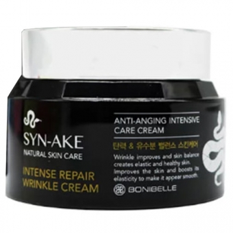 Антивозрастной крем с пептидом змеиного яда Enough Bonibelle Syn-Ake Intense Repair Wrinkle Cream