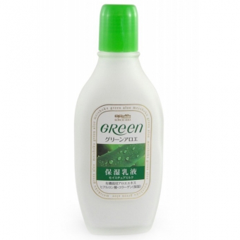 Увлажняющее молочко для ухода за сухой и нормальной кожей Meishoku Green Plus Aloe Moisture Milk