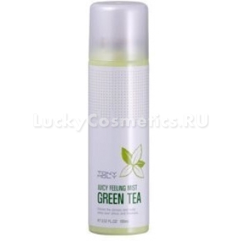 Увлажняющий спрей для лица с зеленым чаем Tony Moly Juicy Feeling Mist Green Tea