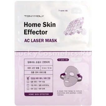 Тканевая маска для чувствительной кожи Tony Moly  Home Skin Effector AC Laser Mask