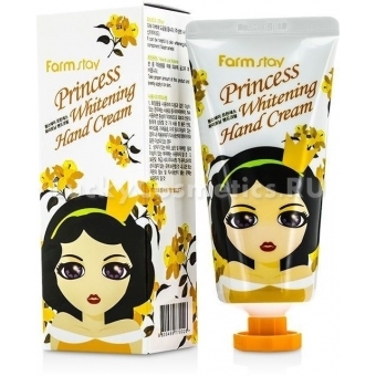 Осветляющий крем для рук FarmStay Princess Whitening Hand Cream
