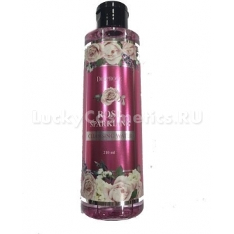 Розовая вода косметическая Deoproce Rose Sparkling Cleansing Water