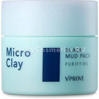 Маска для сухой кожи лица Vprove Micro Clay Black Mud Pack Purifing
