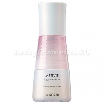 Осветляющая сыворотка с розовым планктоном The Saem Mervie Aquaura Serum