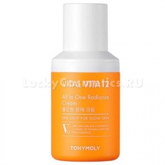 Крем 3-в-1 для сияния кожи Tony Moly Vital Vita 12 Synergy All In One Radiance Cream SPF50+ PA+++