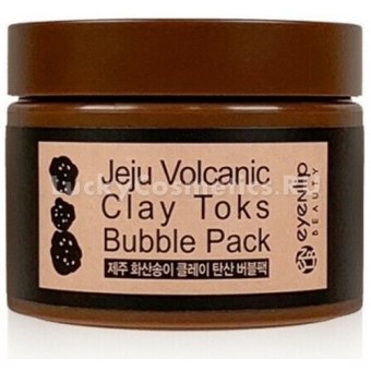 Пузырьковая маска с вулканической глиной Eyenlip Jeju Volcanic Clay Toks Bubble Pack