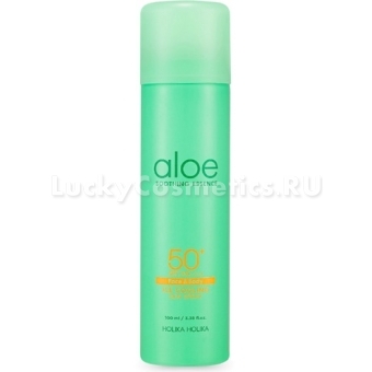 Солнцезащитный спрей Holika Holika Aloe Soothing Essence Face and Body Ice Cooling Sun Spray SPF 50+ PA ++++