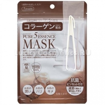 Маска для лица с коллагеном Japan Gals Collagen Essenсe Mask