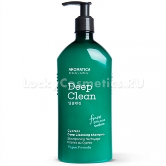 Глубокоочищающий шампунь с кипарисом Aromatica Cypress Deep Cleansing Shampoo