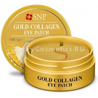 Гидрогелевые патчи под глаза SNP Gold Collagen Eye Patch