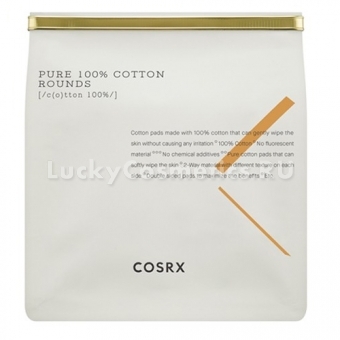 Хлопковые ватные диски CosRX Pure 100% Cotton Rounds