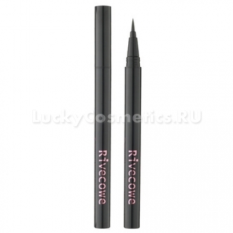 Подводка для глаз Rivecowe Beyond Beauty Flexible Liquid Brushpen Eyeliner