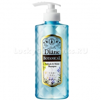 Питательный бессиликоновый шампунь Moist Diane Botanical Refresh and Moist Shampoo